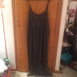 Gray Maxi Dress